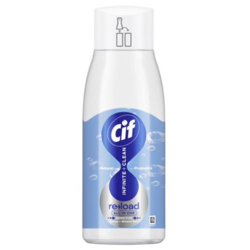 Cif Infinite Clean Sensitive с пробиотиками, аромат лотоса и минеральной соли, запасной блок 590 мл